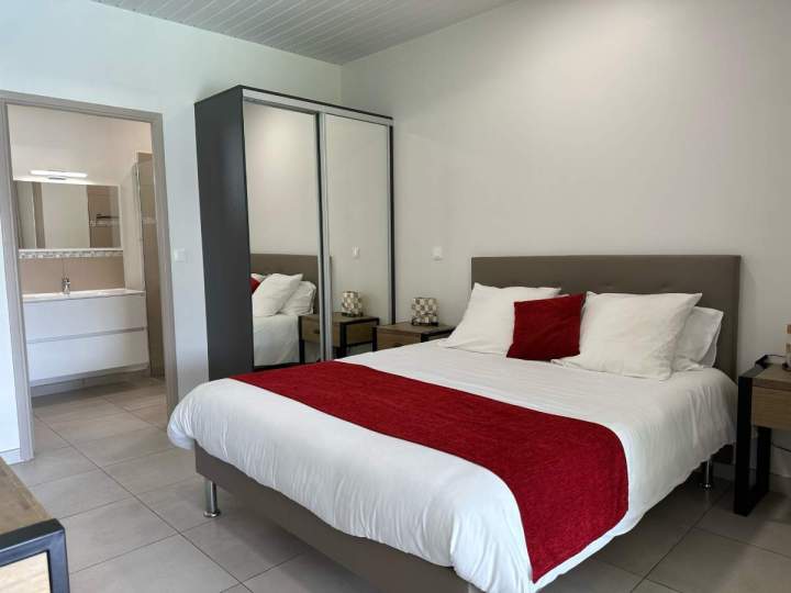 Chambre à coucher du villa à louer Guadeloupe