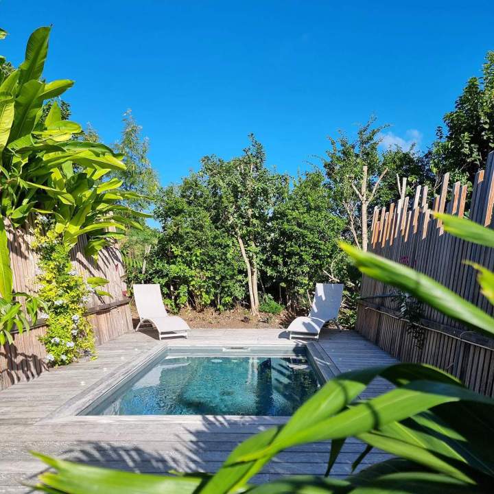 Hébergement en villa avec piscine en Guadeloupe
