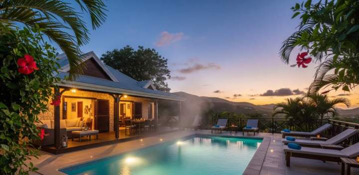 Wooden villa Saint-François