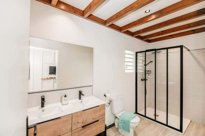 Salle de bain du villa de vacances Guadeloupe