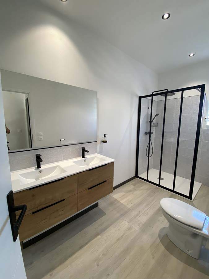 Bathroom of the villa for rent in Guadeloupe