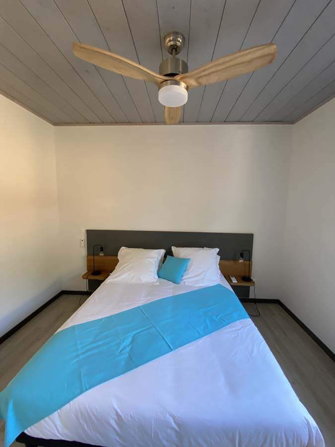 Bedroom of the villa for rent in Guadeloupe