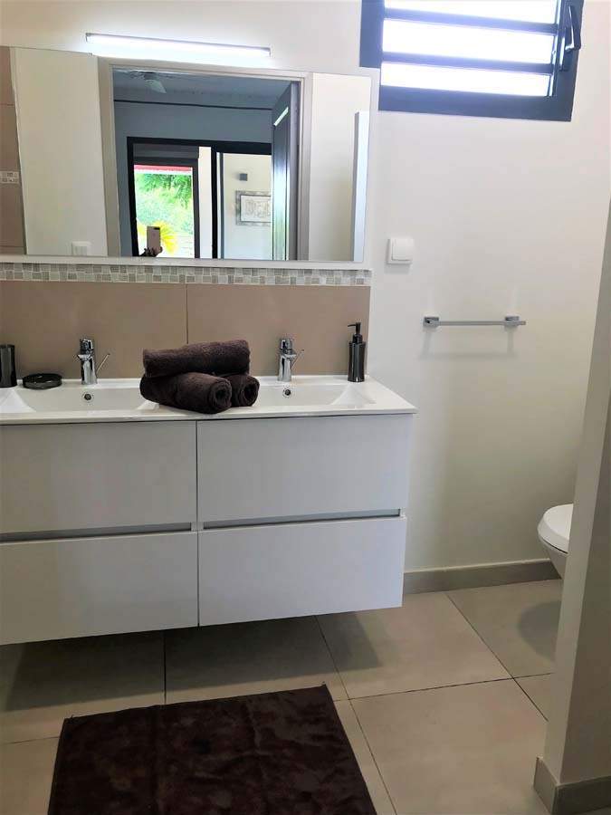 Salle de bain du villa Guadeloupe