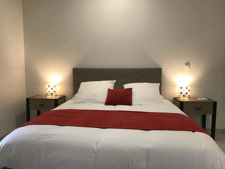 Chambre à coucher du villa Guadeloupe